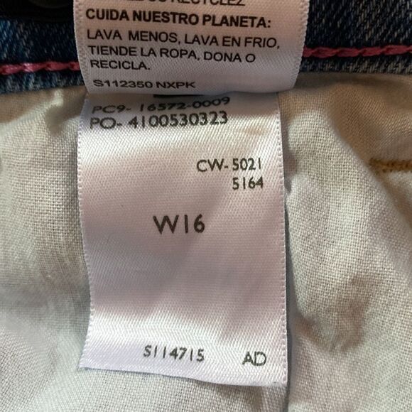 Levi’s Signature Boy’s Frayed Adjustable Waist Jeans Size 16 - Picture 15 of 15